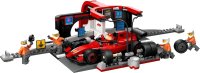 LEGO part F1 Pit Stop & Pit Crew with Ferrari Car 60443-1