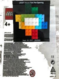 LEGO onderdeel LEGO House Pre-Opening Fan Set 6168272-1