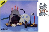 LEGO part Volcano Island 6248-1