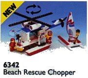 LEGO onderdeel Beach Rescue Chopper (6342-1)