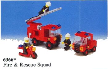 LEGO onderdeel Fire & Rescue Squad (6366-1)