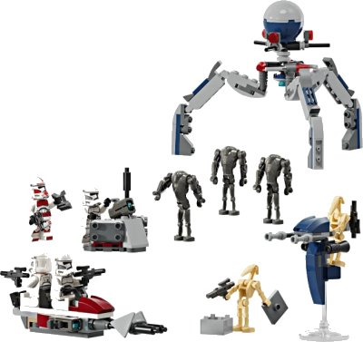 LEGO onderdeel Clone Trooper & Battle Droid Battle Pack (75372-1)