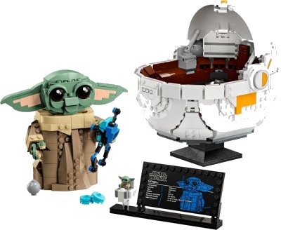 LEGO onderdeel Grogu with Hover Pram (75403-1)