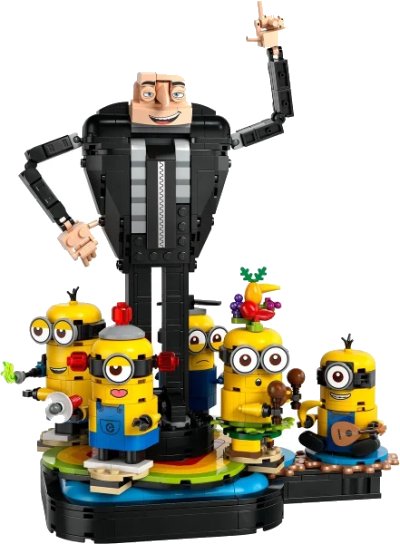 LEGO onderdeel Brick-Built Gru and Minions (75582-1)