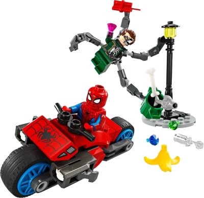LEGO onderdeel Motorcycle Chase: Spider-Man vs. Doc Ock (76275-1)