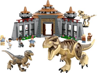 LEGO onderdeel Visitor Center: T. rex & Raptor Attack (76961-1)