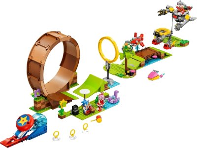 LEGO onderdeel Sonic's Green Hill Zone Loop Challenge (76994-1)