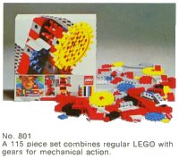 LEGO part Gear Set 801-1