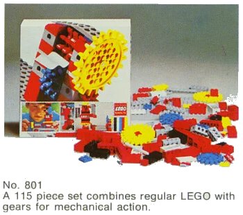 LEGO onderdeel Gear Set (801-1)