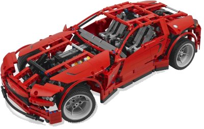 LEGO onderdeel Supercar (8070-1)