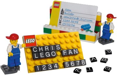 LEGO onderdeel Desk Business Card Holder (850425-1)
