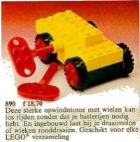 LEGO onderdeel Wind-Up Motor 890-1