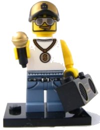 LEGO onderdeel Rapper, Series 3 (Complete Set with Stand and Accessories) col03-15
