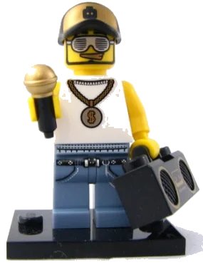 LEGO onderdeel Rapper, Series 3 (Complete Set with Stand and Accessories) (col03-15)