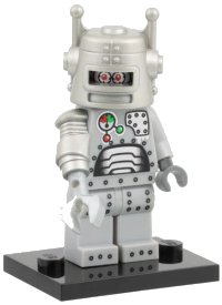 LEGO part Robot, Series 1 (Complete Set with Stand and Accessories) col01-7