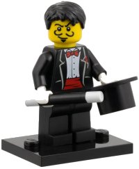 LEGO onderdeel Magician, Series 1 (Complete Set with Stand and Accessories) col01-9