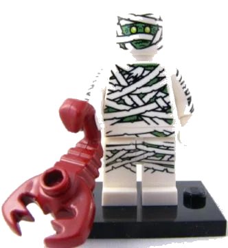 LEGO onderdeel Mummy, Series 3 (Complete Set with Stand and Accessories) (COL03-8)