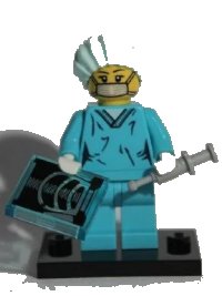 LEGO onderdeel Surgeon, Series 6 (Complete Set with Stand and Accessories) col06-11