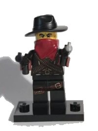 LEGO part Bandit, Series 6 (Complete Set with Stand and Accessories) col06-5