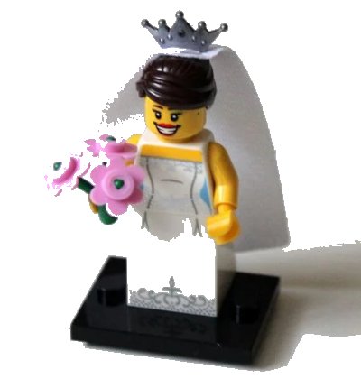 LEGO onderdeel Bride, Series 7 (Complete Set with Stand and Accessories) (col07-4)