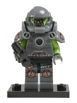 LEGO onderdeel Alien Avenger, Series 9 (Complete Set with Stand and Accessories) (col09-11)