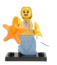 LEGO part Mermaid, Series 9 (Complete Set with Stand and Accessories) col09-12