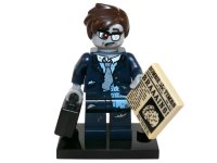LEGO onderdeel Zombie Businessman, Series 14 (Complete Set with Stand and Accessories) col14-13