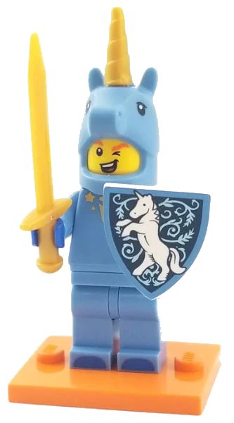 LEGO onderdeel Unicorn Guy, Series 18 (Complete Set with Stand and Accessories) (col18-17)