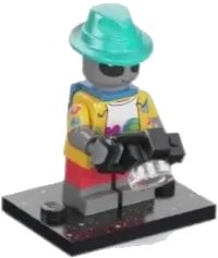 LEGO onderdeel Alien Tourist, Series 26 (Complete Set with Stand and Accessories) (col26-3)