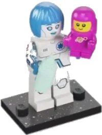 LEGO part Nurse Android, Series 26 (Complete Set with Stand and Accessories) col26-6