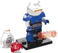LEGO onderdeel Ice Planet Explorer, Series 26 (Complete Set with Stand and Accessories) col26-8