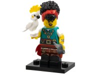 LEGO part Pirate Quartermaster, Series 27 (Complete Set with Stand and Accessories) col27-10
