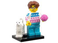 LEGO part Cat Lover, Series 27 (Complete Set with Stand and Accessories) col27-11