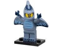 LEGO onderdeel Pterodactyl Costume Fan, Series 27 (Complete Set with Stand and Accessories) col27-6