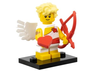LEGO onderdeel Cupid, Series 27 (Complete Set with Stand and Accessories) (col27-9)
