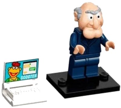 LEGO onderdeel Statler, The Muppets (Complete Set with Stand and Accessories) (coltm-10)