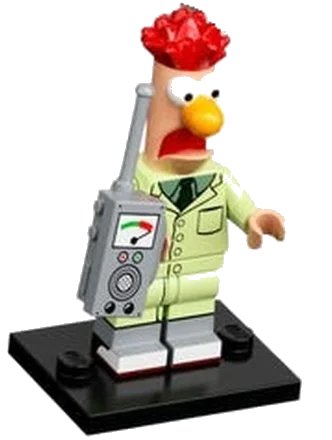 LEGO onderdeel Beaker, The Muppets (Complete Set with Stand and Accessories) (coltm-3)
