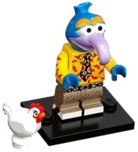 LEGO onderdeel Gonzo, The Muppets (Complete Set with Stand and Accessories) coltm-4