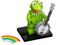LEGO part Kermit the Frog, The Muppets (Complete Set with Stand and Accessories) coltm-5