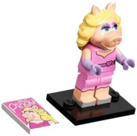 LEGO onderdeel Miss Piggy, The Muppets (Complete Set with Stand and Accessories) coltm-6