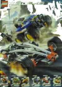 LEGO onderdeel 2002 Mini Racers (4172443/4172444) m02race