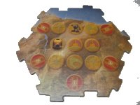 LEGO part BIONICLE Quest for Makuta: Adventure Game - Pezzo Plancia di Gioco 11 00747board11