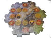 LEGO part BIONICLE Quest for Makuta: Adventure Game - Pezzo Plancia di Gioco 16 00747board16