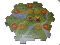 LEGO part BIONICLE Quest for Makuta: Adventure Game - Pezzo Plancia di Gioco 19 00747board19
