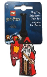 LEGO onderdeel Bag / Luggage Tag, Silicone, Albus Dumbledore 5008111