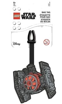LEGO onderdeel Bag / Luggage Tag, Silicone, Star Wars First Order TIE Fighter 52228