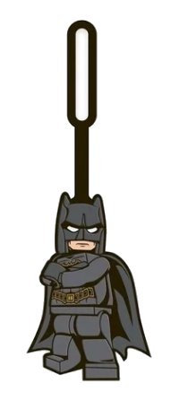LEGO onderdeel Bag / Luggage Tag, Silicone, DC Super Heroes - Batman 52504