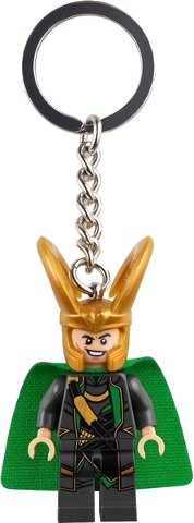 LEGO part Loki (Pearl Dark Gray Suit) Key Chain 854294