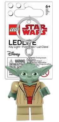 LEGO part LED Key Light Yoda Key Chain (LEDLITE) - Tagged Version LGL-KE11H