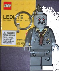 LEGO part LED Key Light Zombie Key Chain (LEDLITE) LGL-KE135H